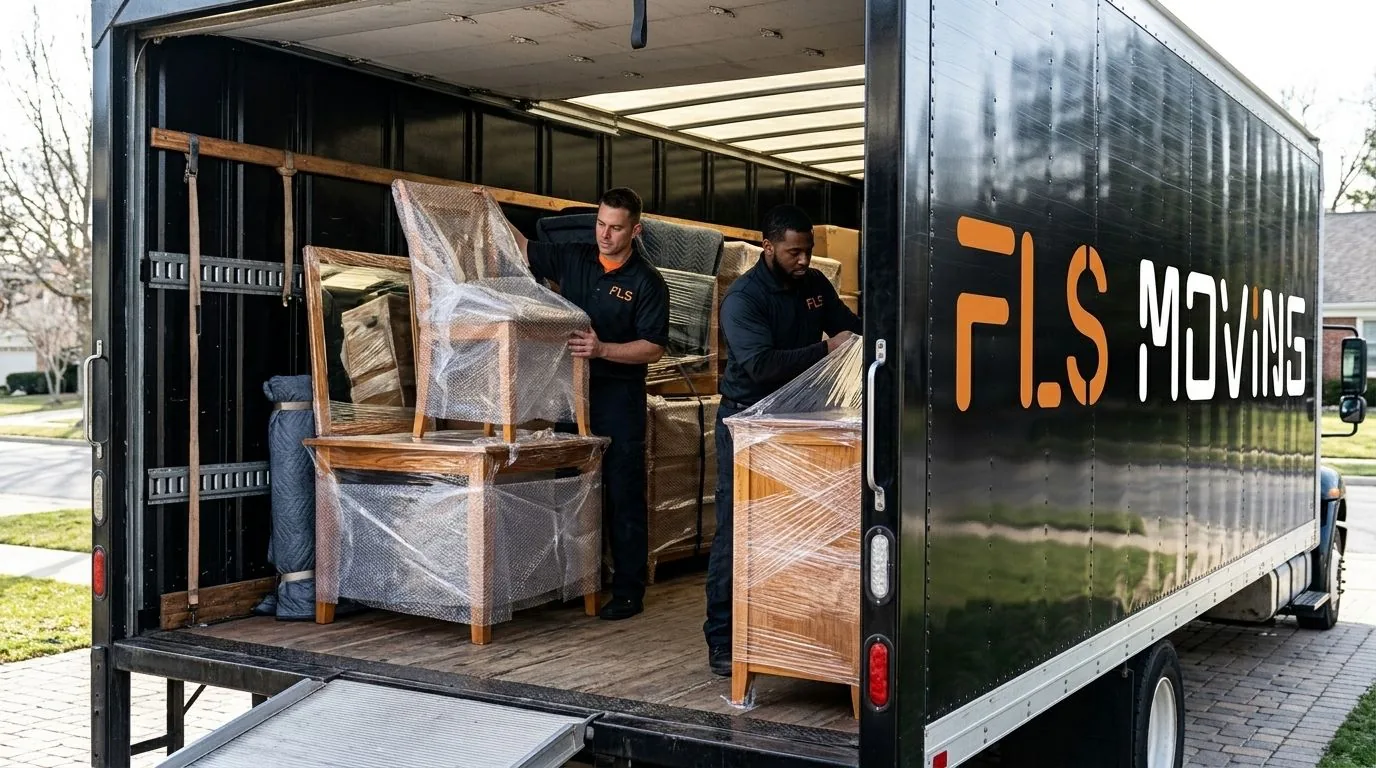 Déménagement national FLS Moving en Belgique